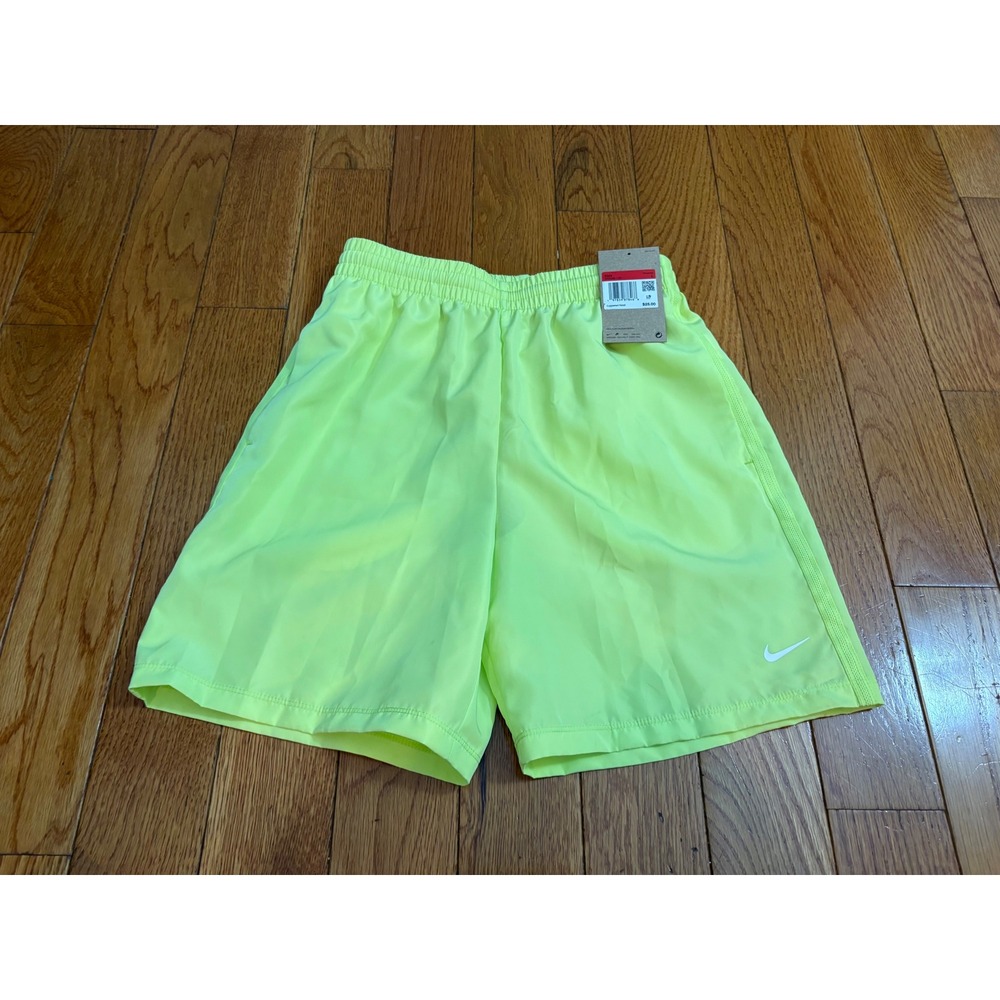 Nike Kids Training Shorts youth Large Neon Yellow Dri-FIT Activewear NWT
